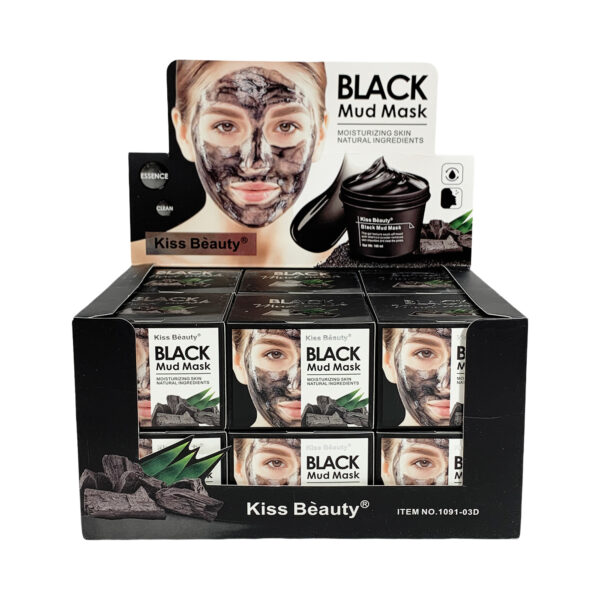 ماسك الطين الأسود لتغذية البشرة - للعناية بالبشرة