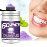 ⁦مسحوق تبييض الأسنان 6D White Purple Tooth Powder⁩ - الصورة ⁦8⁩